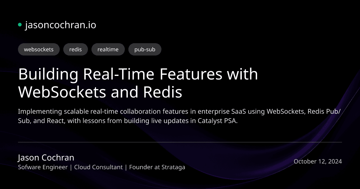 Building Real-Time Features with WebSockets and Redis